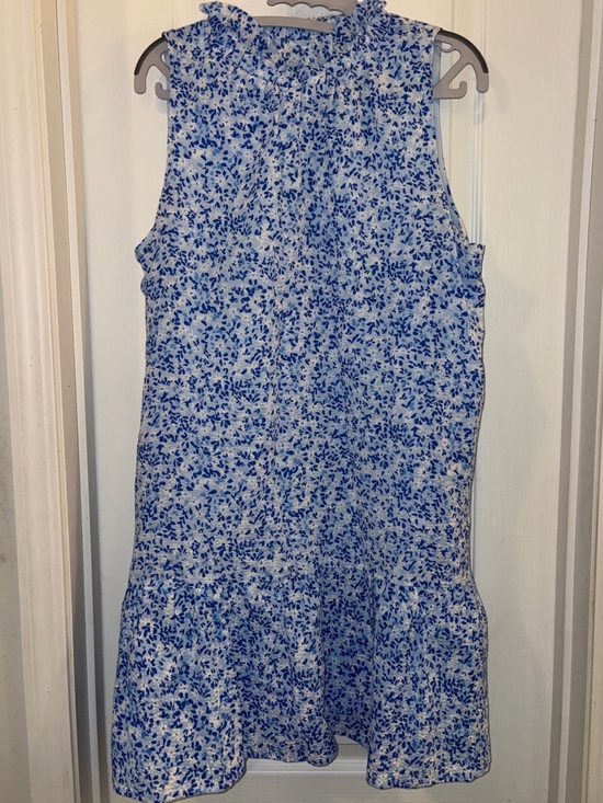 THML Dresses & Skirts - THML Blue and White Floral Sleeveless Dress